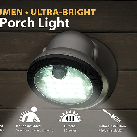(1509) LIGHT IT! By Fulcrum 600L LED Porch Light, Bronze, Single pack - Picture 5 of 8